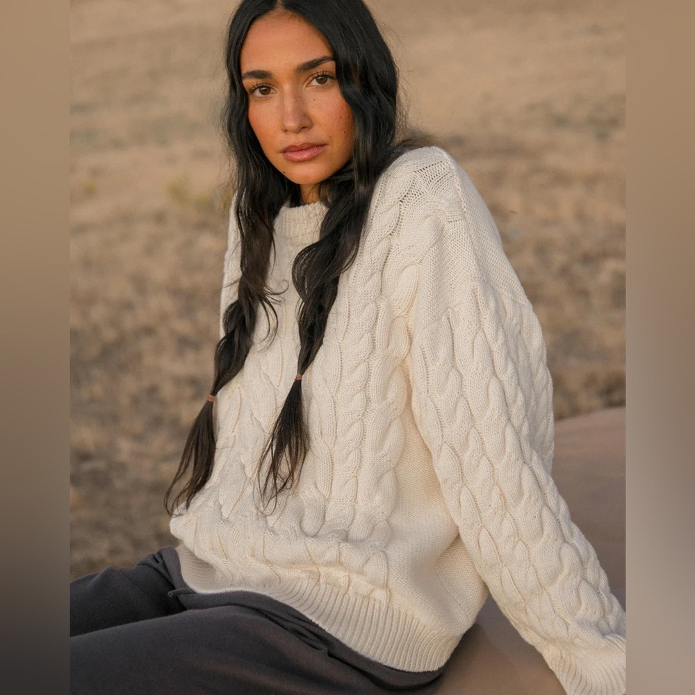 SØNDERHAUS CABLE KNIT SWEATER in 2X NWT - Picture 5 of 14